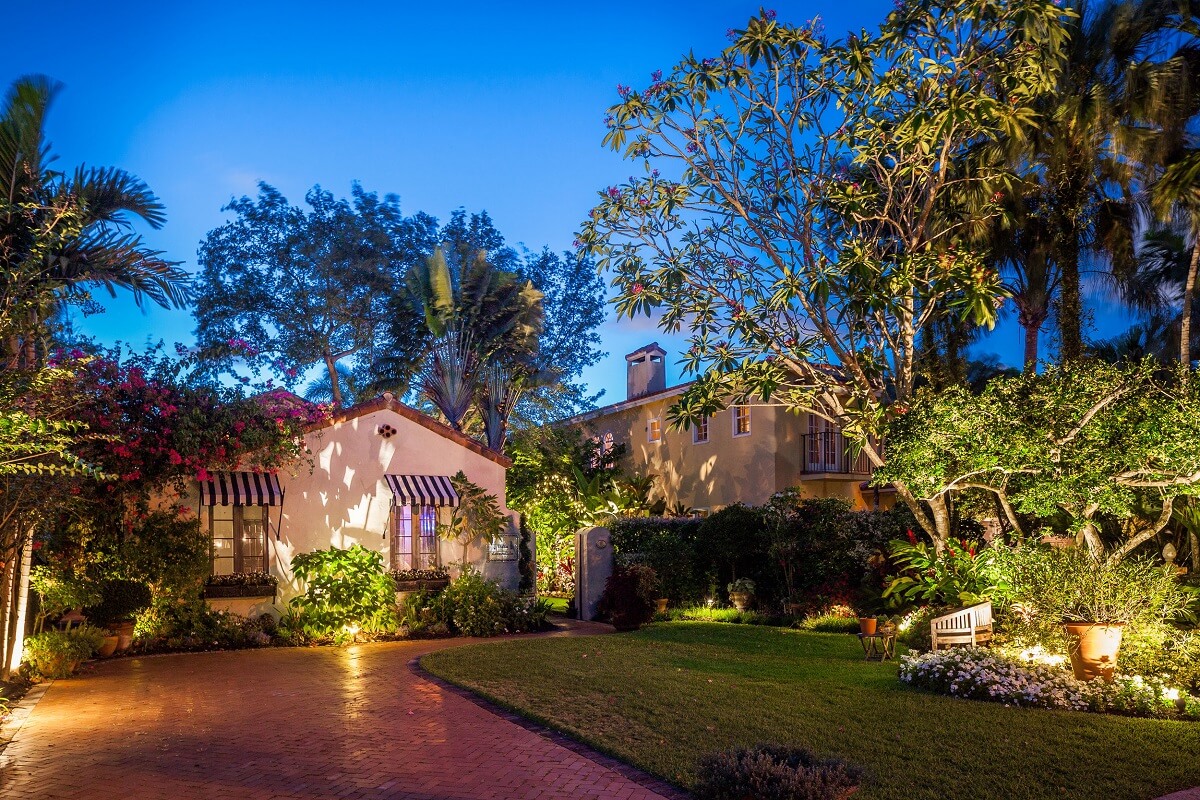 A Beautiful Spanish Style Home in Florida 34 walled-garden-spanish-style-house