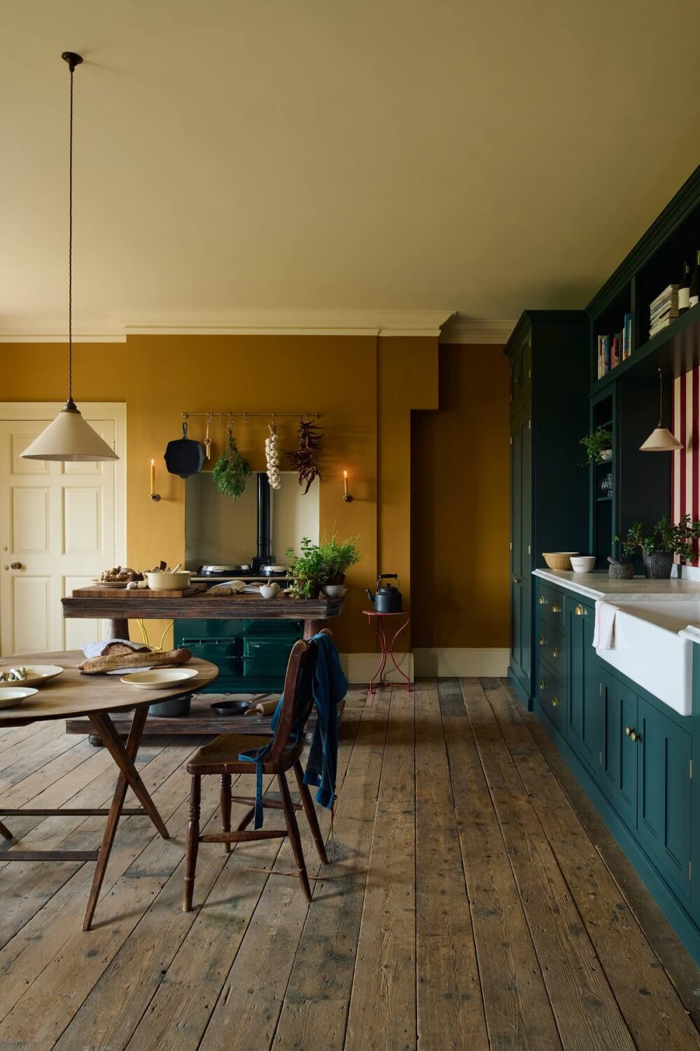 A Colorful deVOL Kitchen by Clarence & Graves 8 blue-classic-english-kitchen-cabinets-yellow-walls-nordroom