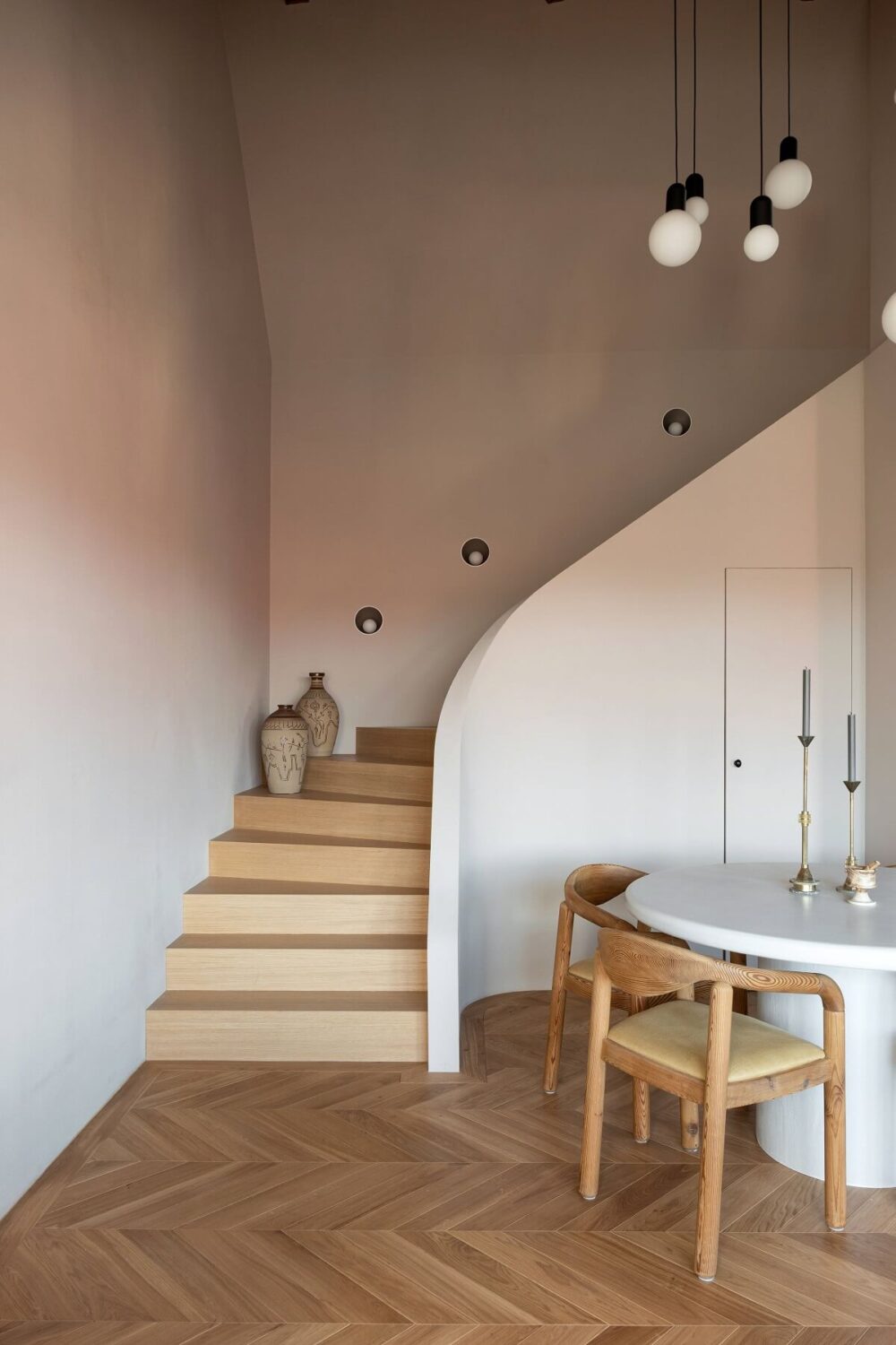 A Luxurious Penthouse Apartment in Stockholm 21 curved-staircase-penthouse-sweden-nordroom