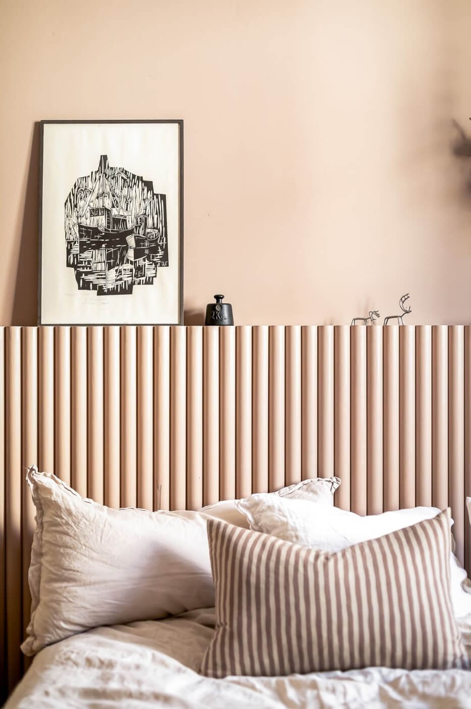 A Custom Headboard in a Light-Filled Swedish Apartment 21 custom-ribbed-headboard-bedroom-nordroom