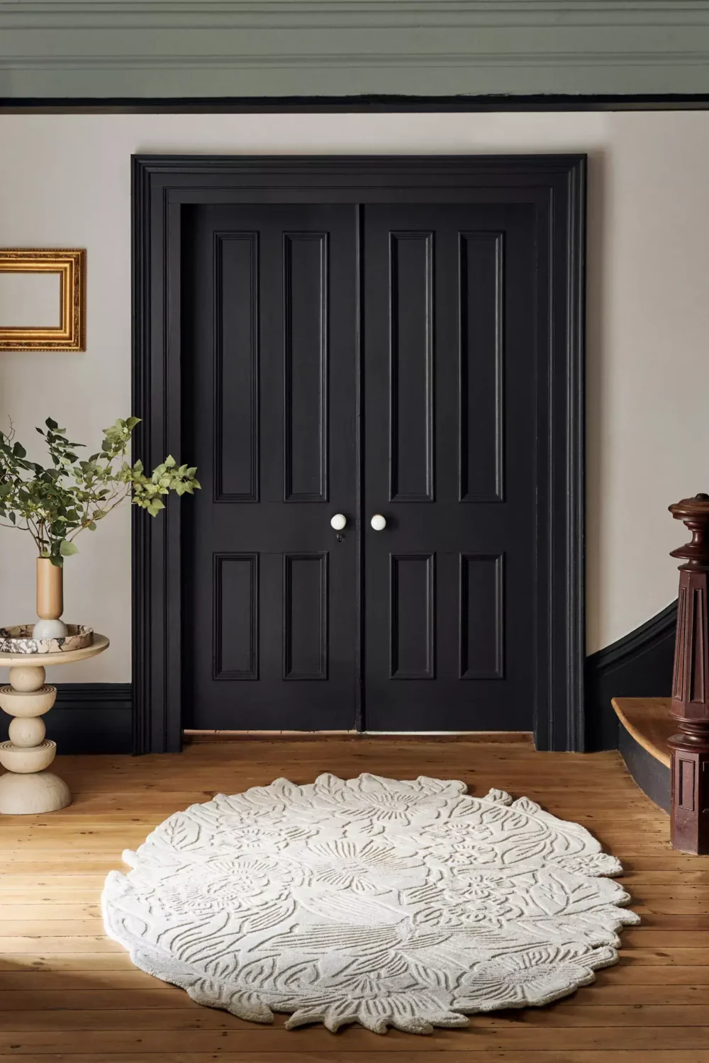 Behr Color of the Year 2024: Cracked Pepper 25 dark gray black indoor doors behr color of the year nordroom