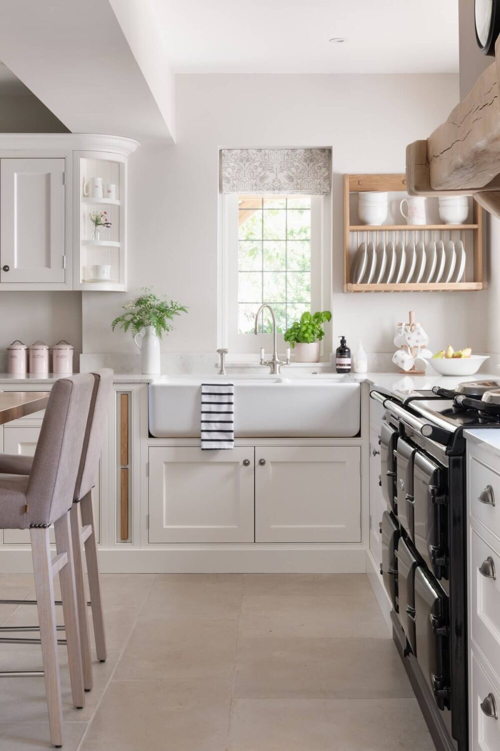 A Light and Social Country Kitchen by The Myers Touch 5 double-butler-sink-light-country-kitchen-nordroom