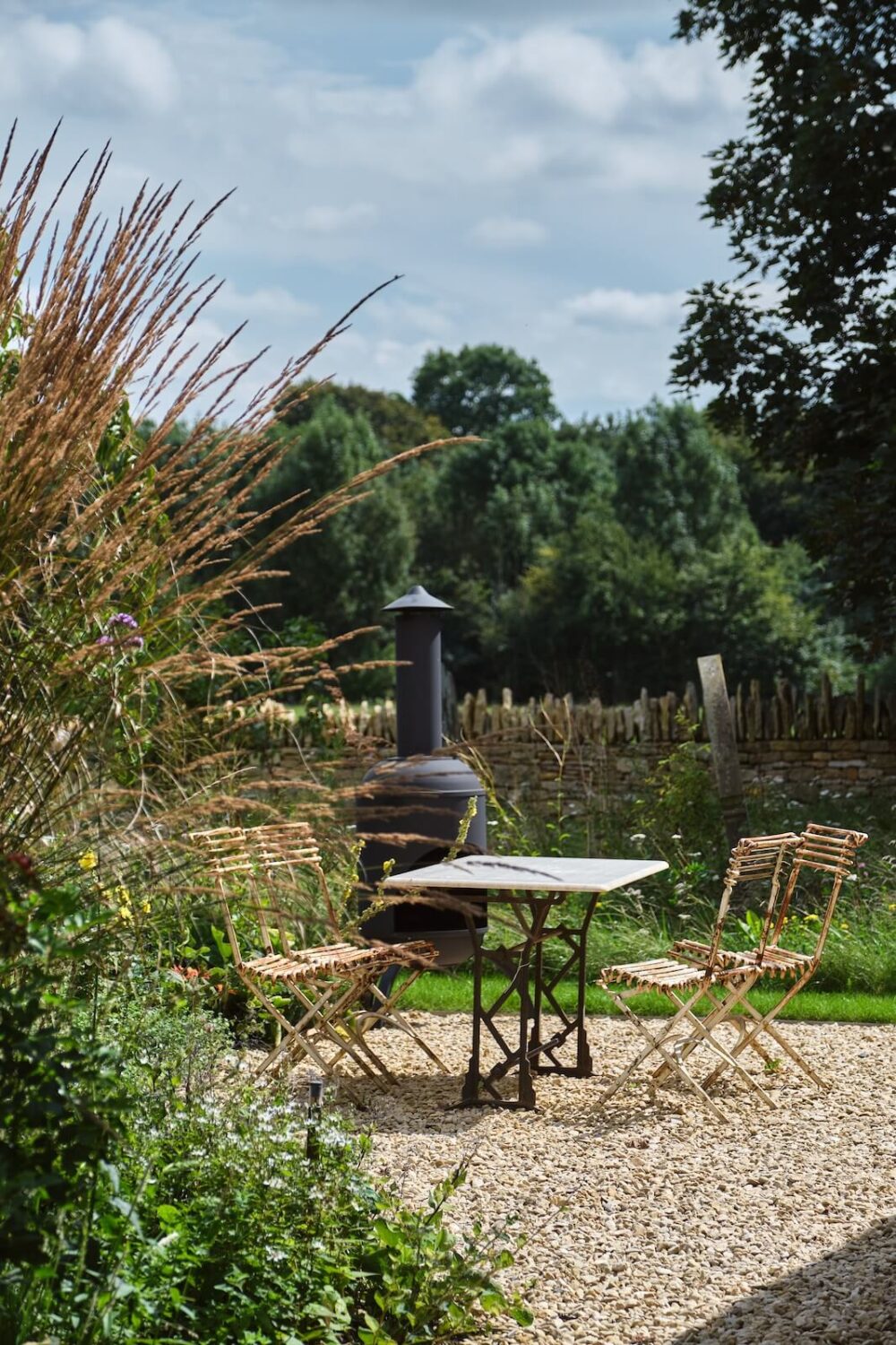 A Beautiful Chapel Conversion in England 27 garden-dining-table-chapel-conversion
