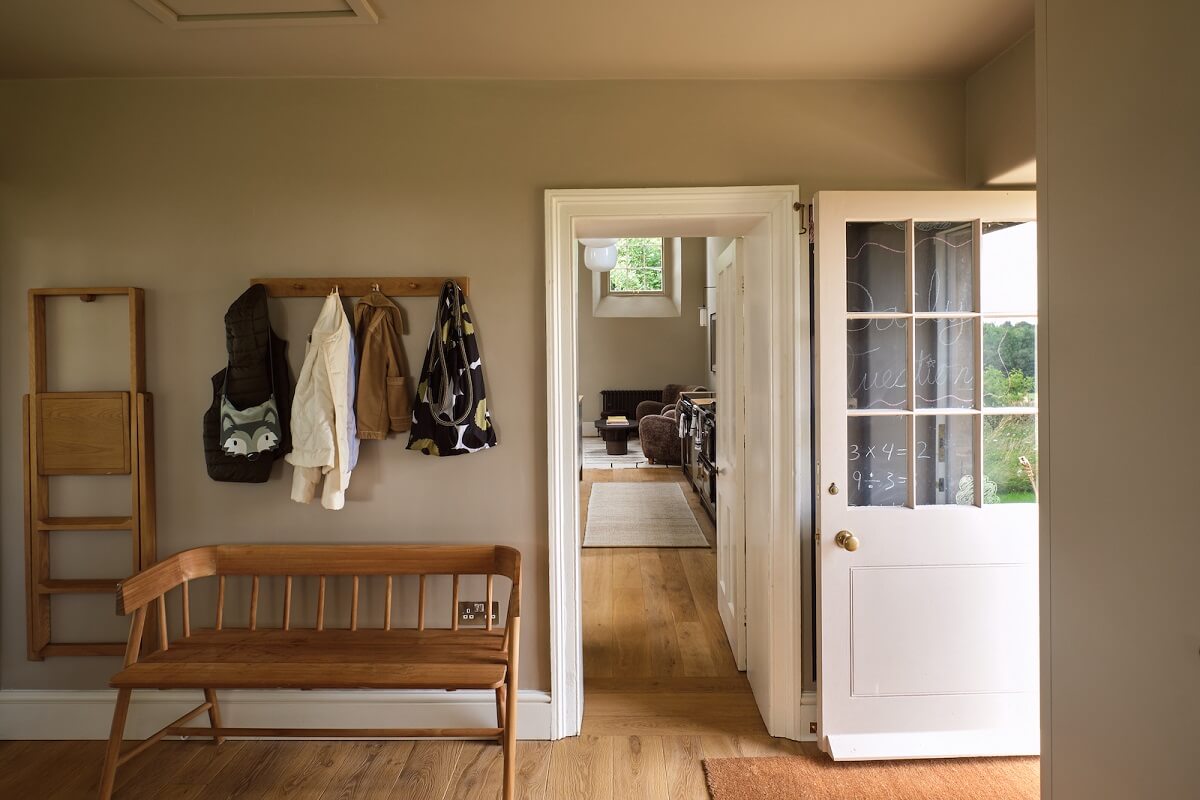 A Beautiful Chapel Conversion in England 15 hallway-bench-chapel-conversion-nordroom