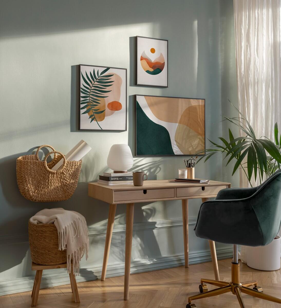 Valspar Color of the Year 2024: Renew Blue 28 home-office-light-blue-walls-nordroom