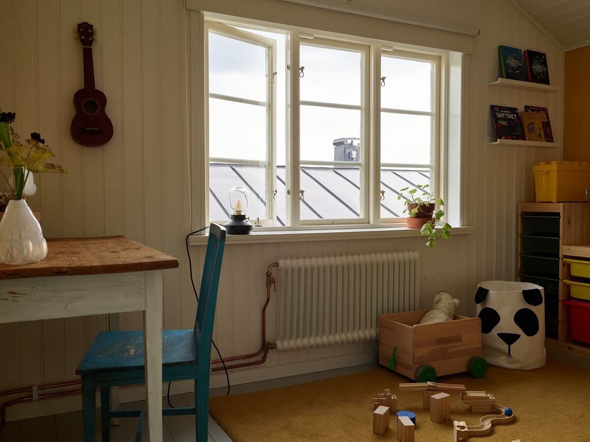 A Small Historic Swedish House with a Modern Extension 29 kids-bedroom-with-desk-nordroom