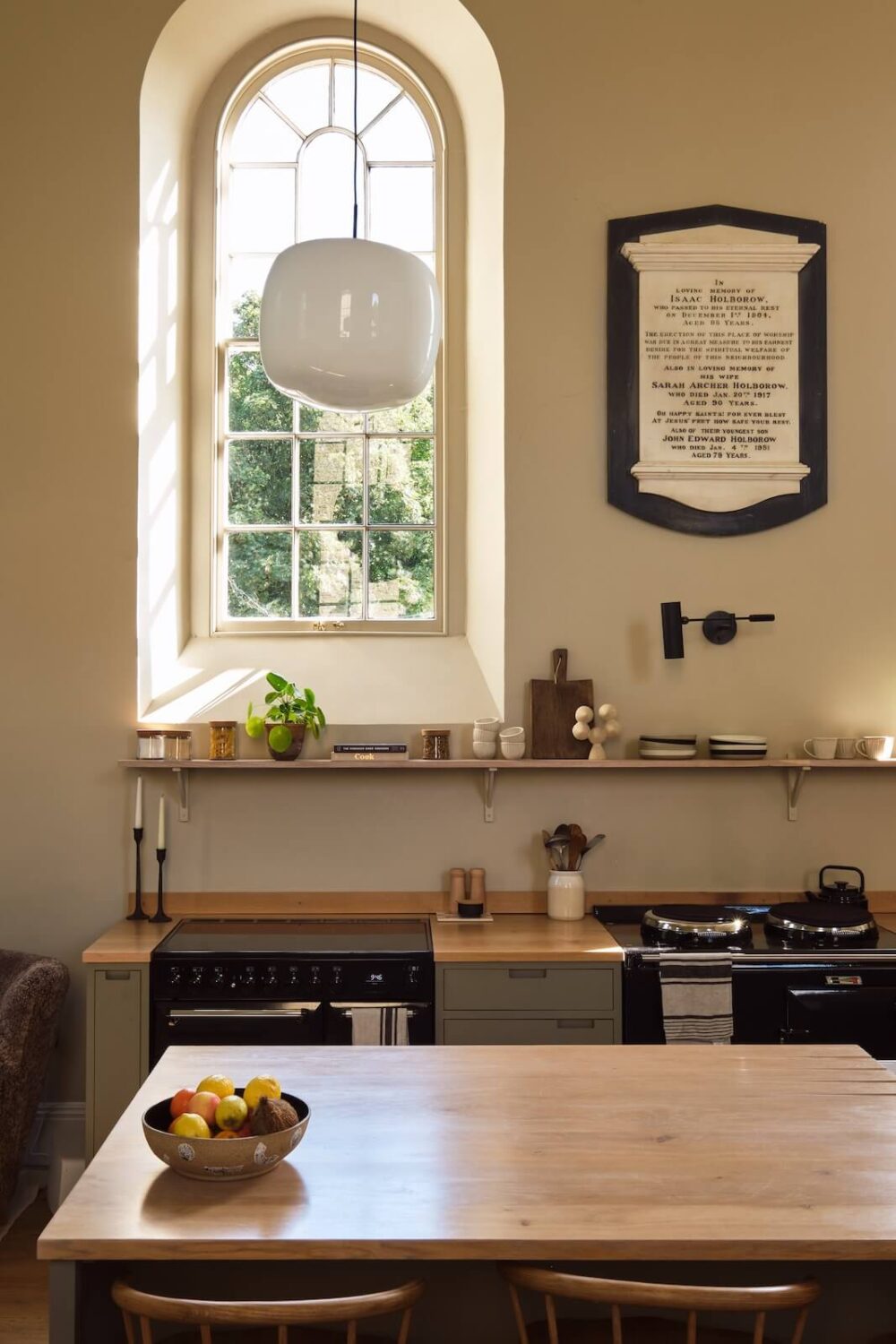 A Beautiful Chapel Conversion in England 3 kitchen-arched-windows-chapel-nordroom