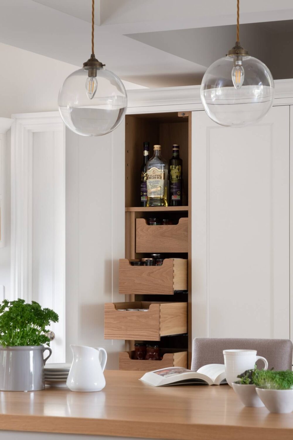 A Light and Social Country Kitchen by The Myers Touch 12 kitchen-cabinet-drawers-nordroom