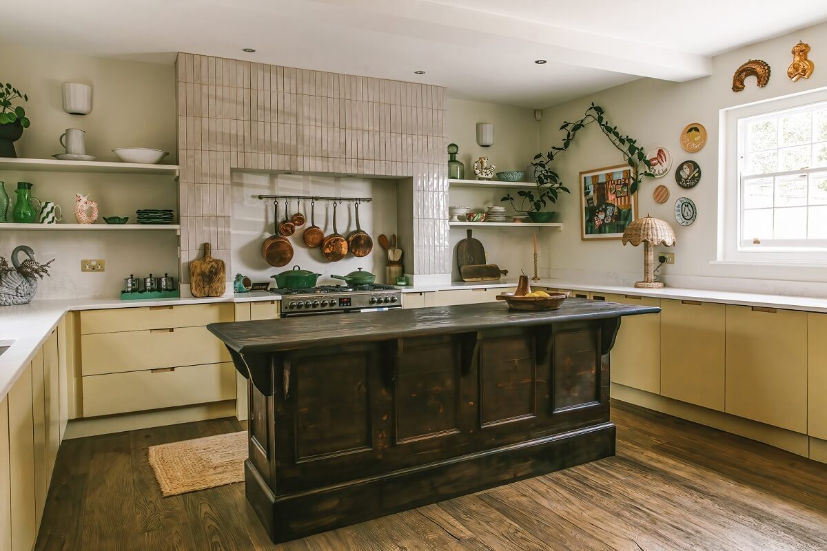 Yellow Kitchen Design Ideas (with Paint Colors) 26 kitchen-light-yellow-cabinets-nordroom