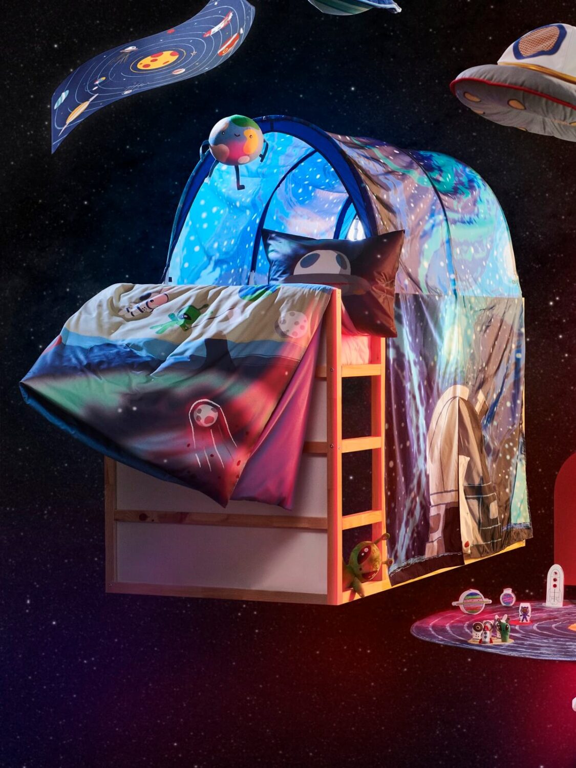 IKEA AFTONSPARV: A Space-Themed Children's Collection 13 kura-bed-tent-AFTONSPARV-space-collection-nordroom