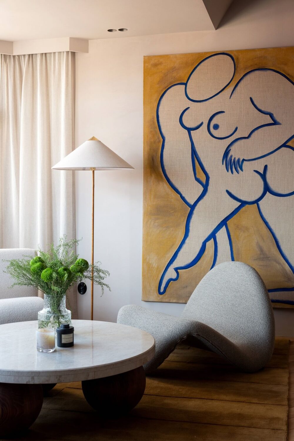 A Luxurious Penthouse Apartment in Stockholm 6 large-artwork-curved-forms-living-room-nordroom