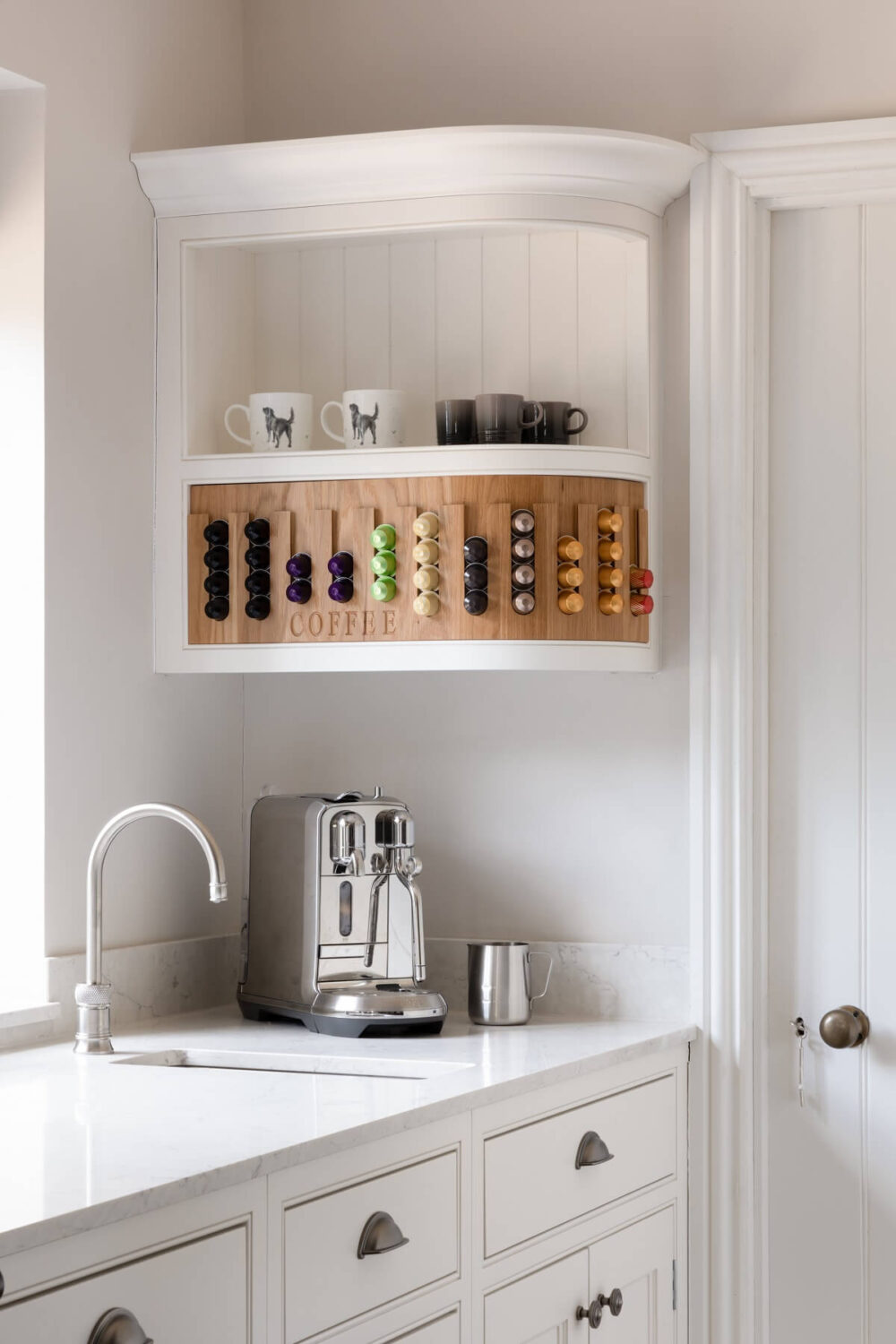 A Light and Social Country Kitchen by The Myers Touch 13 light-country-kitchen-corner-cabinet-nordroom