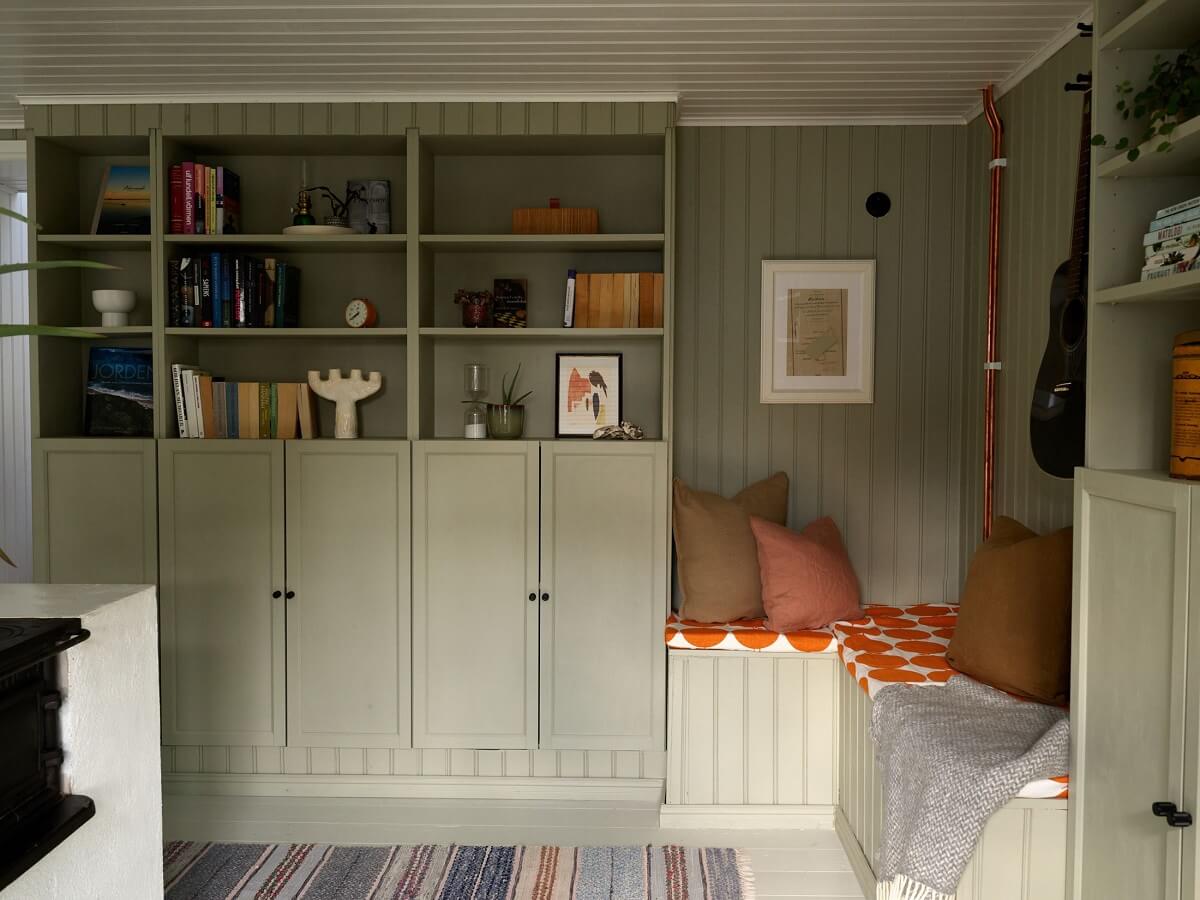 A Small Historic Swedish House with a Modern Extension 19 living-room-corner-bench