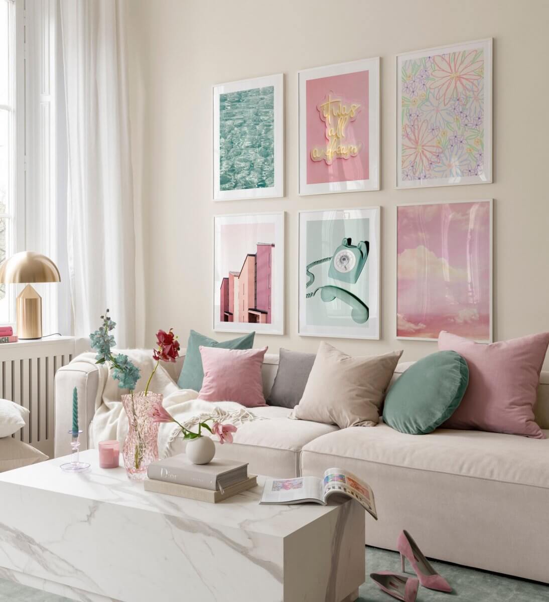 Valspar Color of the Year 2024: Renew Blue 26 living-room-pink-blue-color-accents-nordroom
