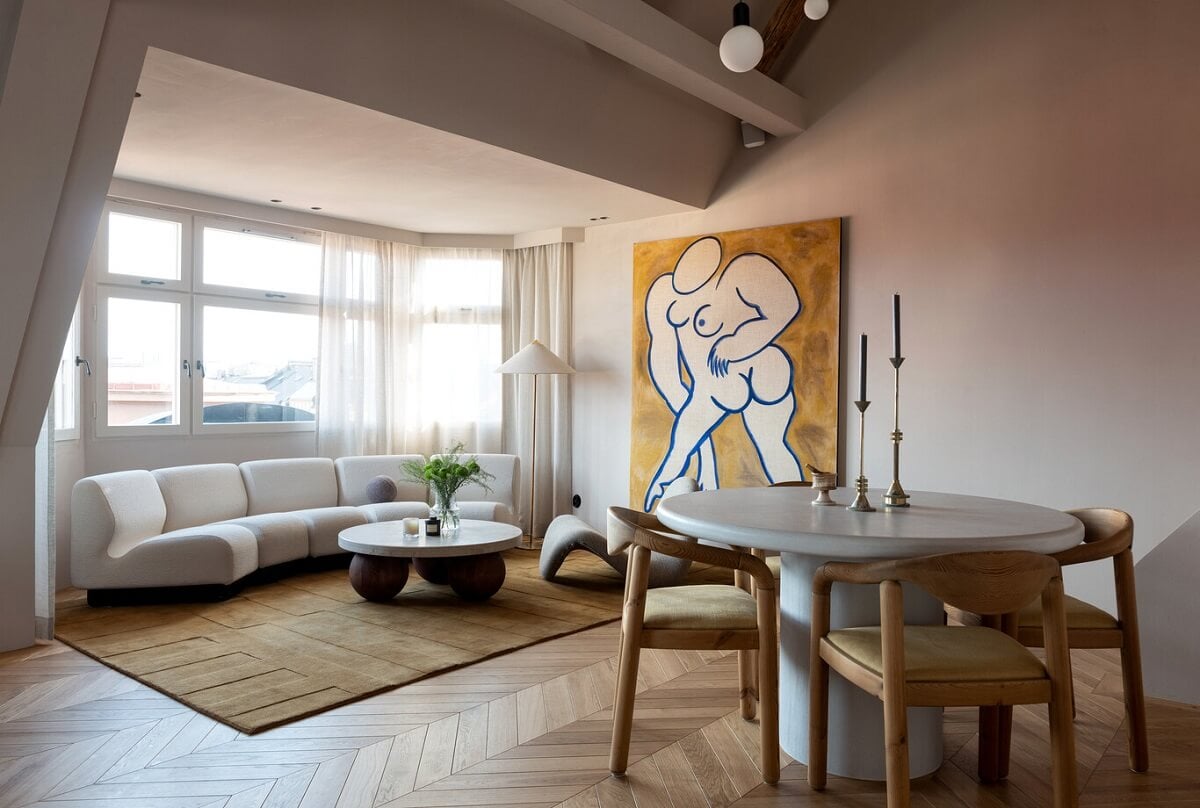A Luxurious Penthouse Apartment in Stockholm 7 living-room-round-shapes-penthouse-nordroom