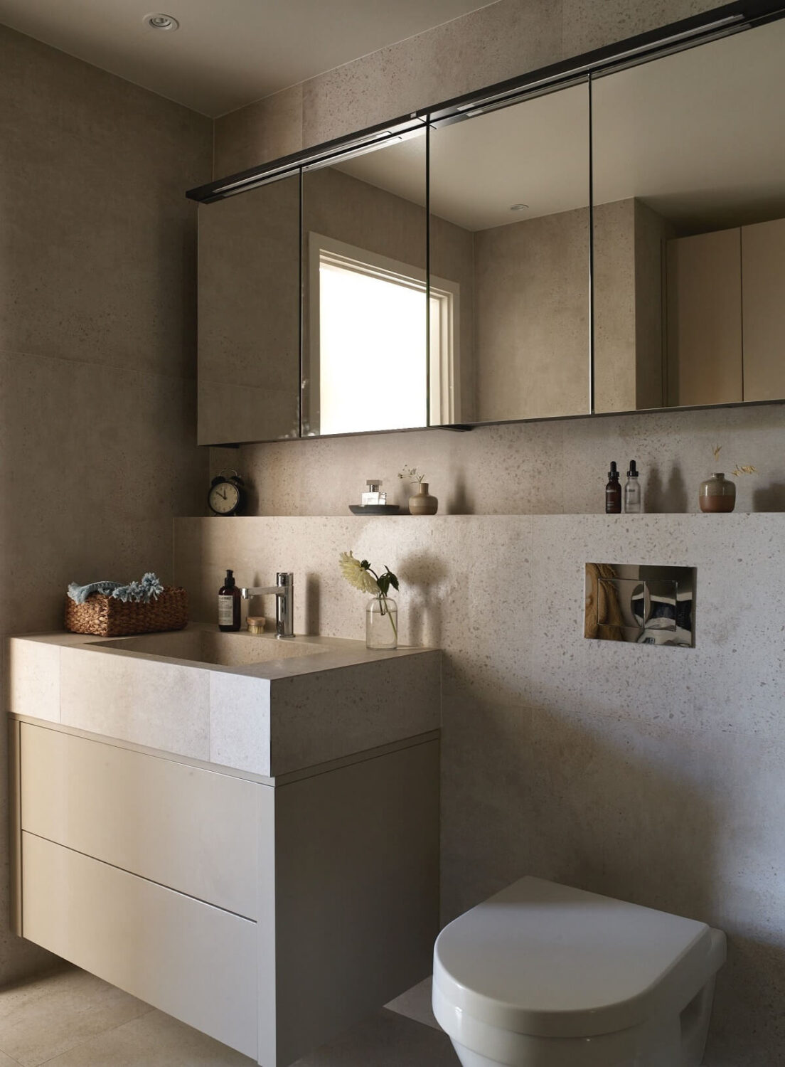 A Small Historic Swedish House with a Modern Extension 31 modern-light-gray-scandinavian-bathroom-nordroom
