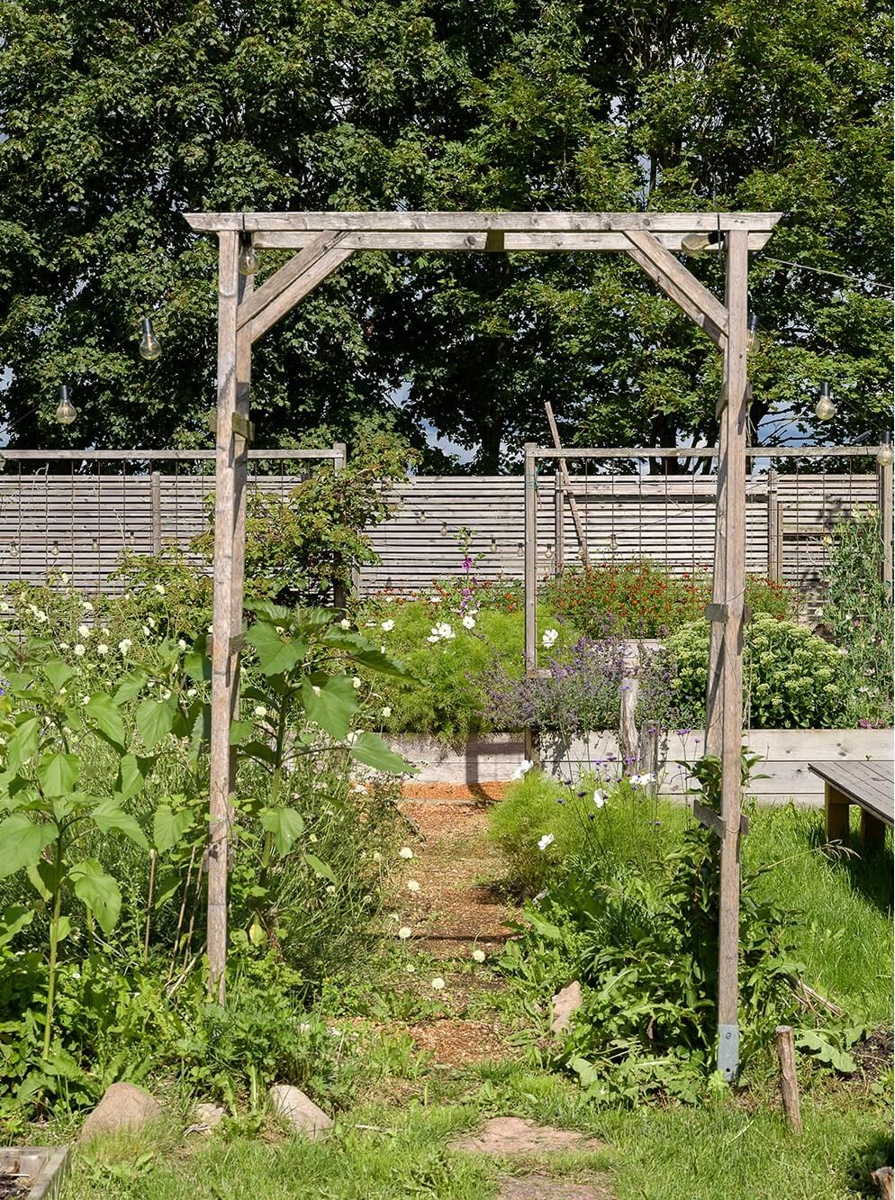 Natural Colors in a Swedish School Conversion 34 school-conversion-vegetable-garden-nordroom