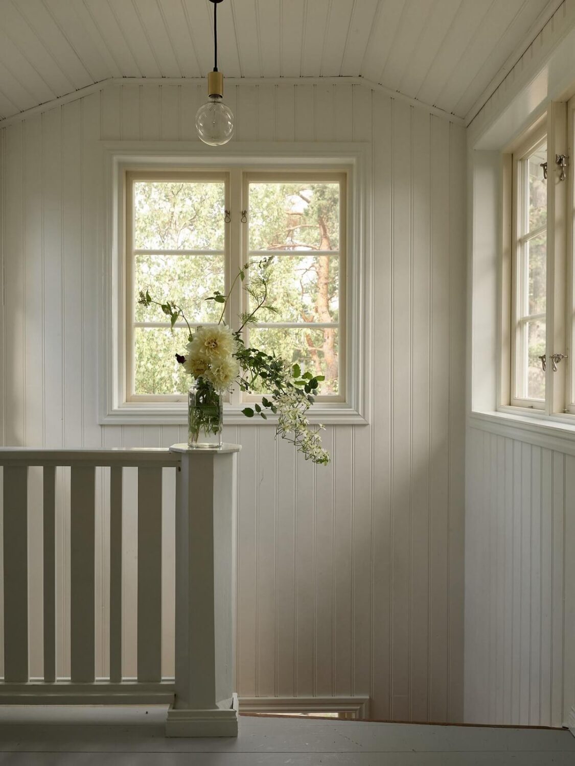 A Small Historic Swedish House with a Modern Extension 21 staircase-first-floor-landing-historic-house