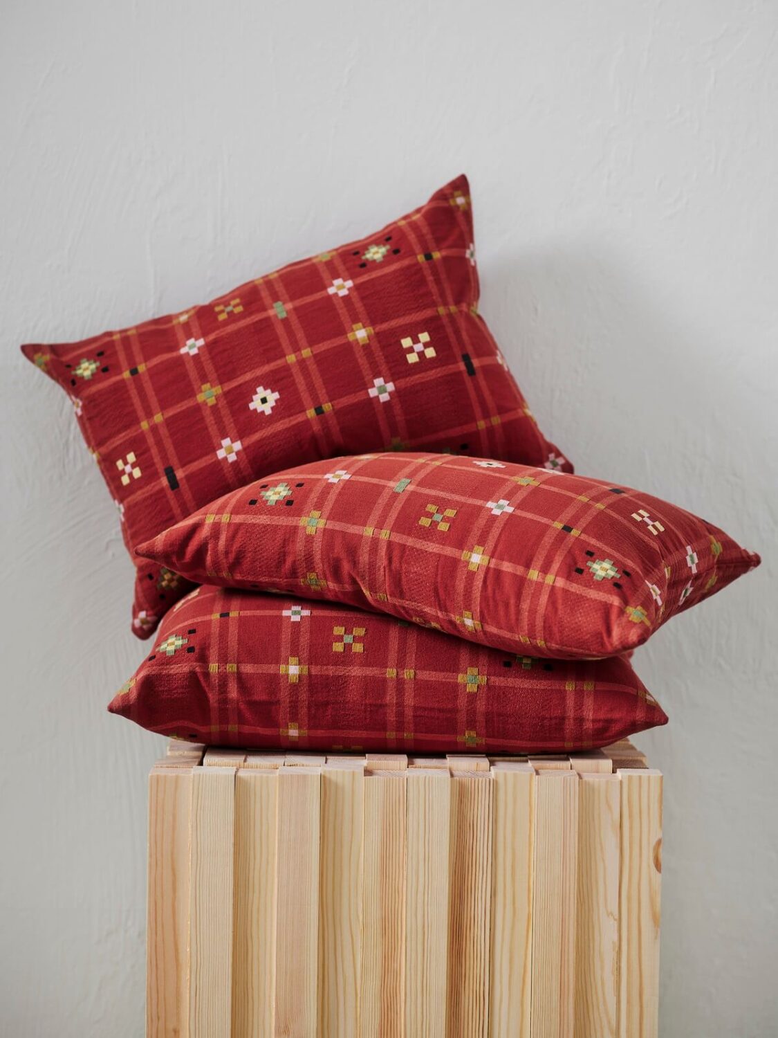 New IKEA Products October 2023: Bold Colors & Rustic Designs 6 IKEA_KUSTGRAN_cushion-covers-nordroom