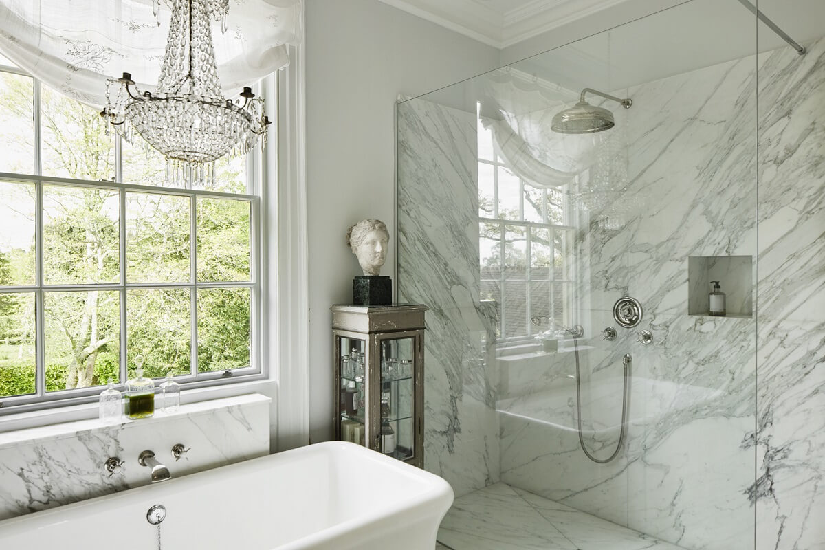 A Restored Georgian House with a Walled Garden 22 bathroom-marble-tiles-nordroom