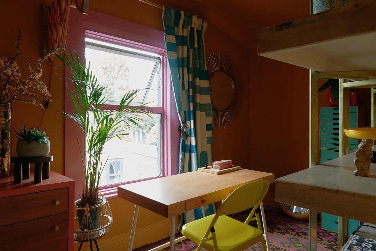 A Fun Colorful Family House in England 20 colorful-home-office
