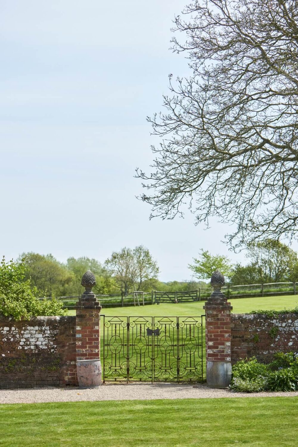 A Restored Georgian House with a Walled Garden 38 gate-walled-garden-england