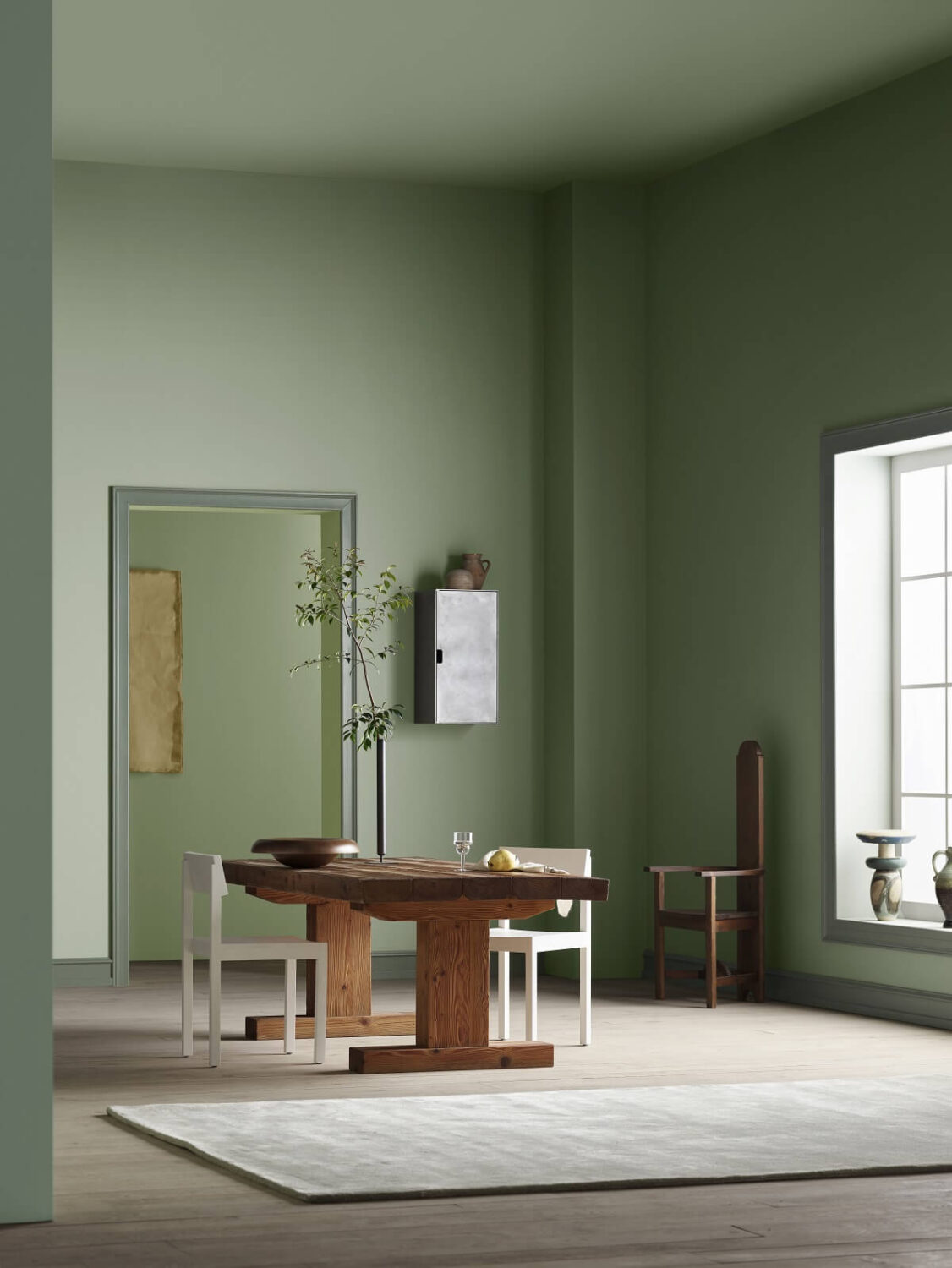 Jotun Lady Color Collection 2024: Your Home is Your Canvas 8 green-dining-room-jotun-lady-new-color-collection-nordroom
