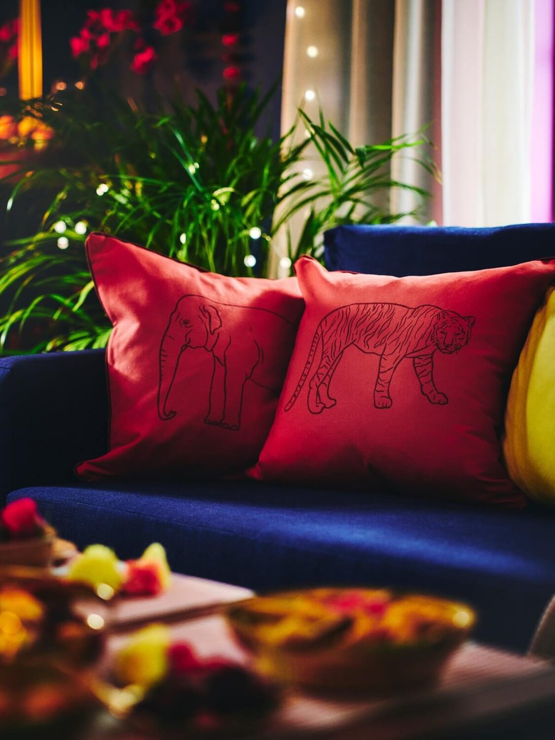 IKEA AROMATISK Collection: Indian-Inspired Home Accessories 14 ikea aromatisk elephant tiger cushion nordroom