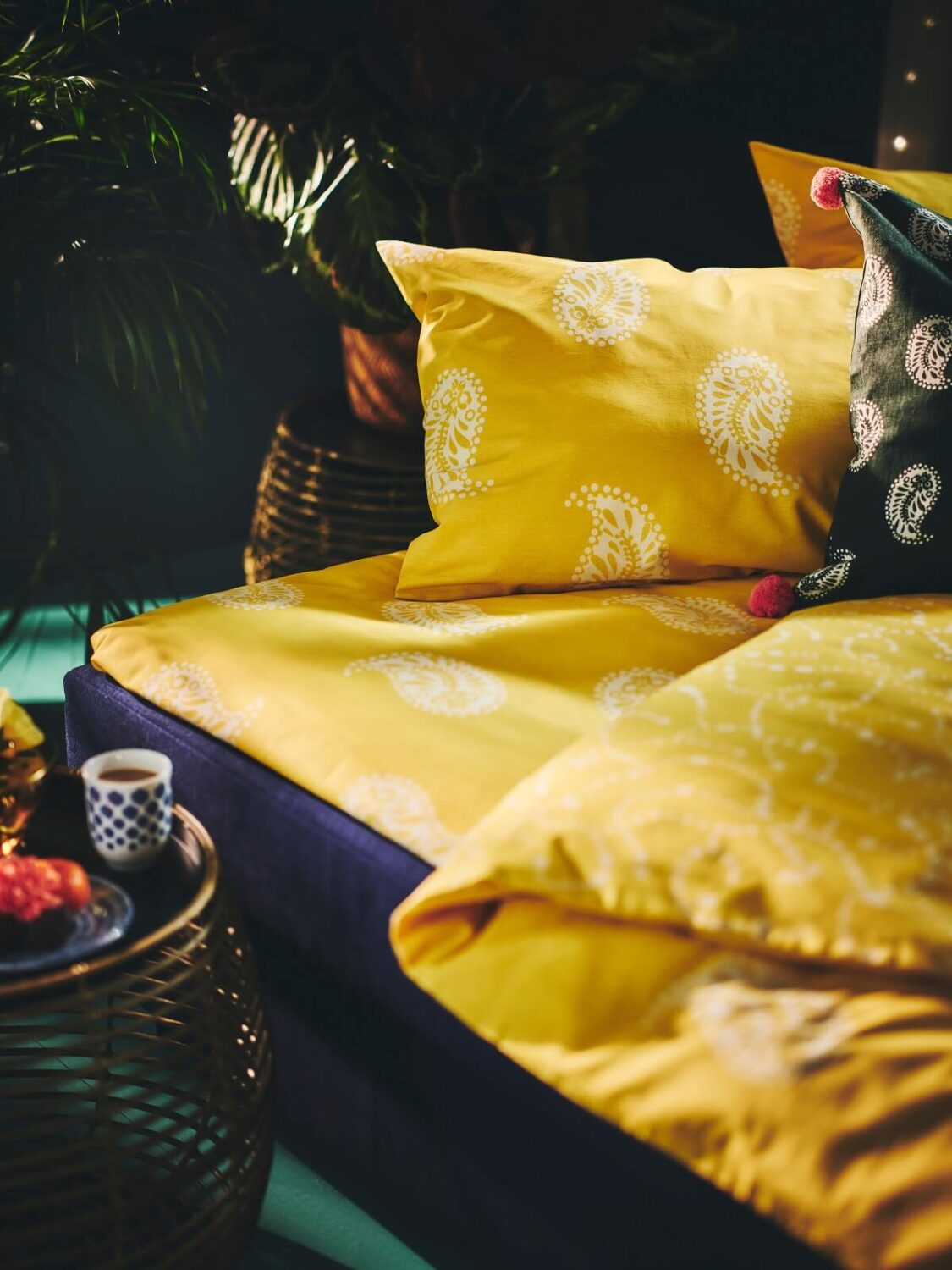IKEA AROMATISK Collection: Indian-Inspired Home Accessories 17 ikea aromatisk yellow bedding nordroom