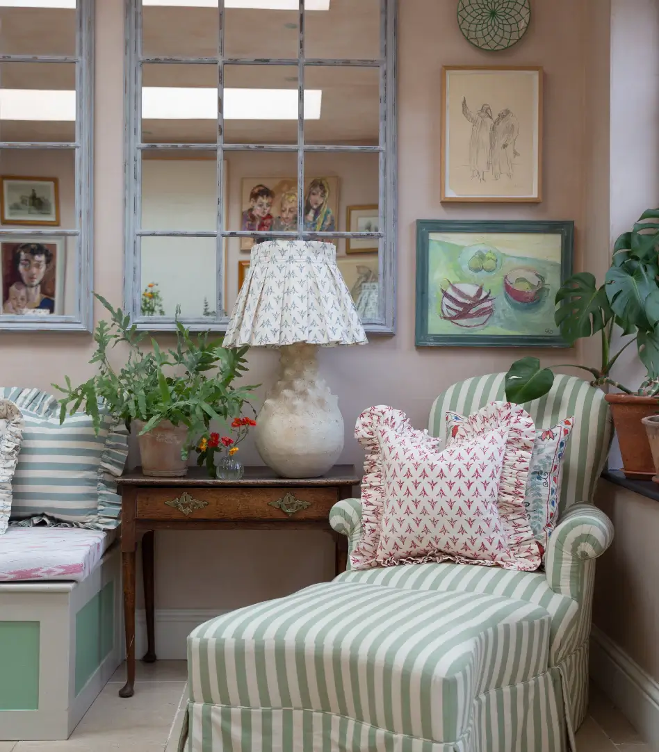 Interior Design Trends for 2024: Comfort, Nature, and Warmth 2 pleated-lampshade-cottage-style-nordroom