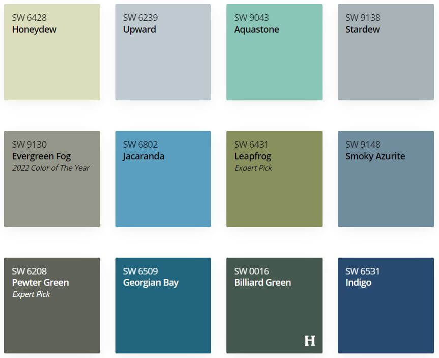 Sherwin-Williams Color of the Year 2024: Upward 6 sherwin-williams-color-forecast-blue-greens-nordroom