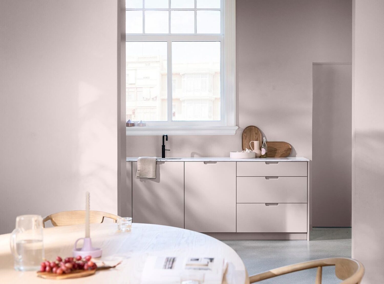 Dulux Colour of the Year 2024: Sweet Embrace 3 sweet-embrace-colour-story-kitchen-inspiration-nordroom