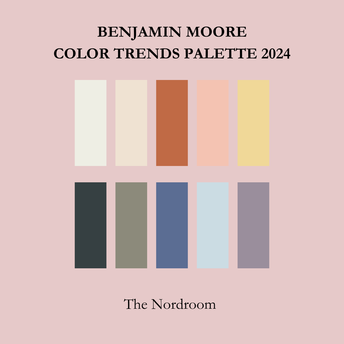 Benjamin Moore Color of the Year 2024: Blue Nova 6 benjamin-moore-color-trends-palette-2024-nordroom