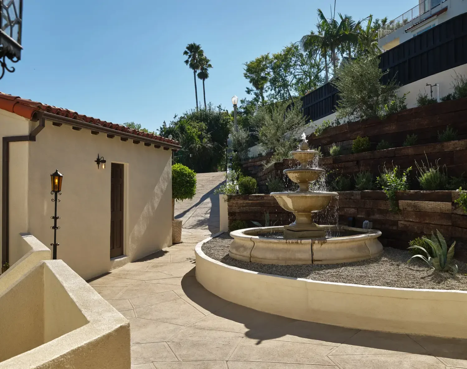 A Renovated Spanish Style Home in Hollywood Hills 37 italian-fountain-spanish-style-home-hollywood-hills-nordroom