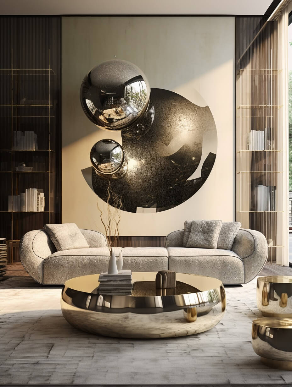 Interior Design Trends for 2024: Comfort, Nature, and Warmth 56 space age interior trend