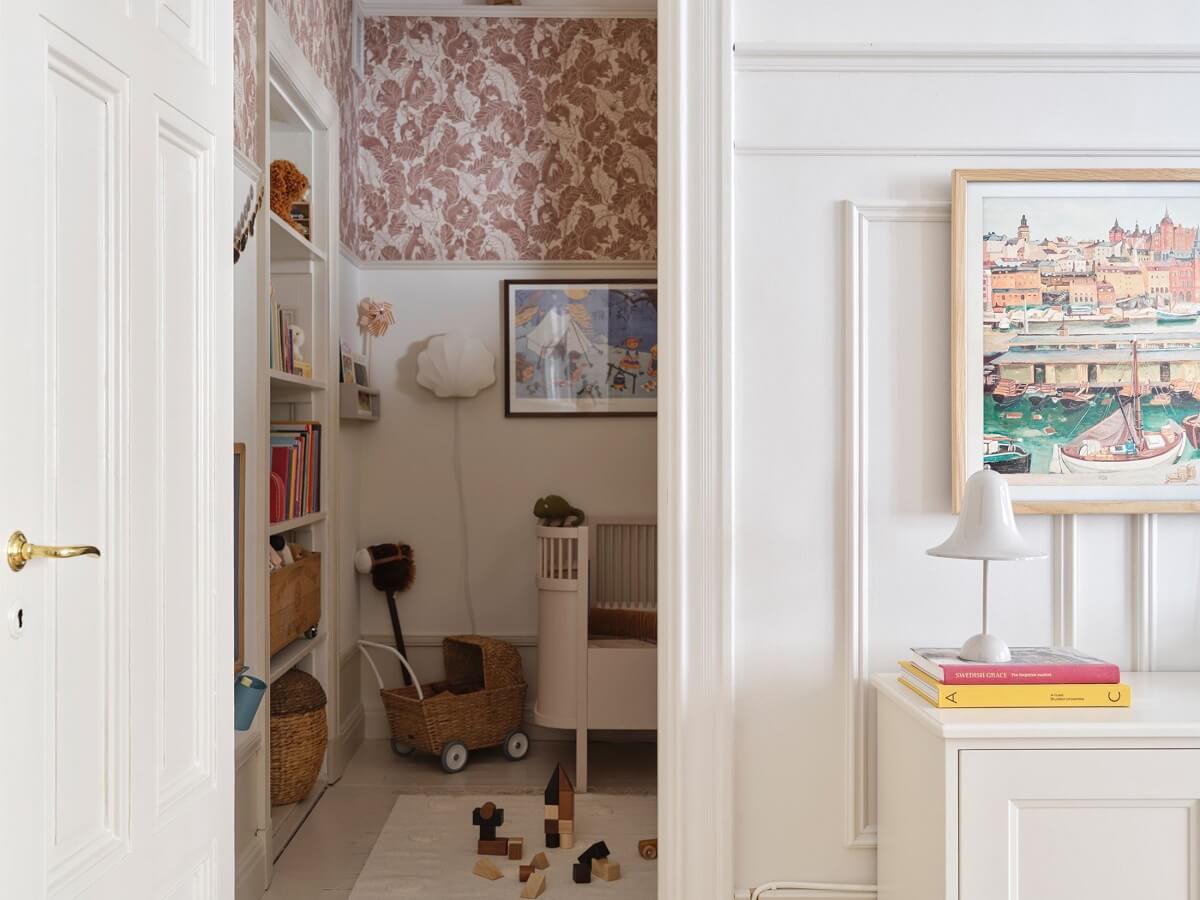 A Light Scandinavian Apartment with Classic Touches 15 tiny-kids-bedroom