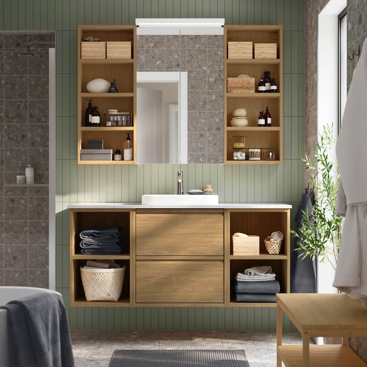 New IKEA Bathroom Collections For A Fresh Start in 2024 11 IKEA-ÄNGSJÖN-open-bathroom-vanity-nordroom