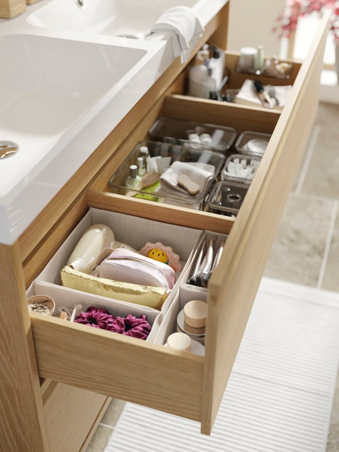 New IKEA Bathroom Collections For A Fresh Start in 2024 20 IKEA-ÄNGSJÖN-organized-bathroom-drawers-nordroom