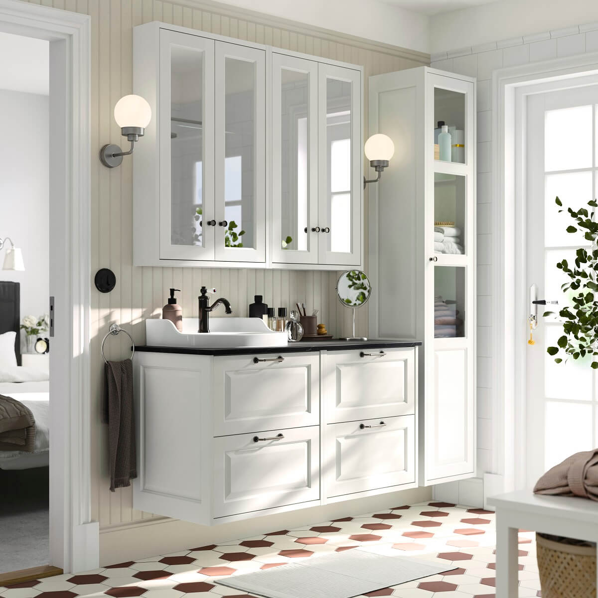 New IKEA Bathroom Collections For A Fresh Start in 2024 18 IKEA-TÄNNFORSEN-white-cabinets-nordroom