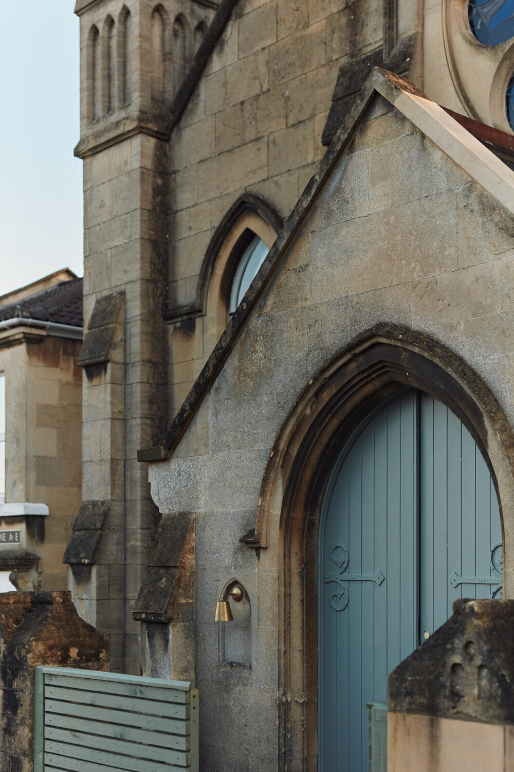 A Converted 19th Century Chapel in Bath 23 blue-front-door-chapel-conversion