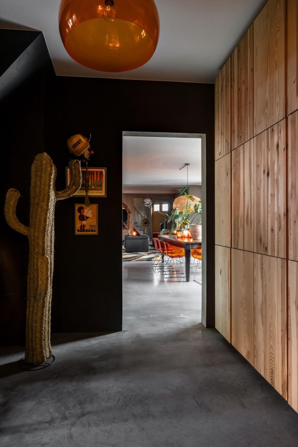 A Unique Bohemian Family Home in a Former Swedish Bakery 23 built-in-wooden-wardrobes