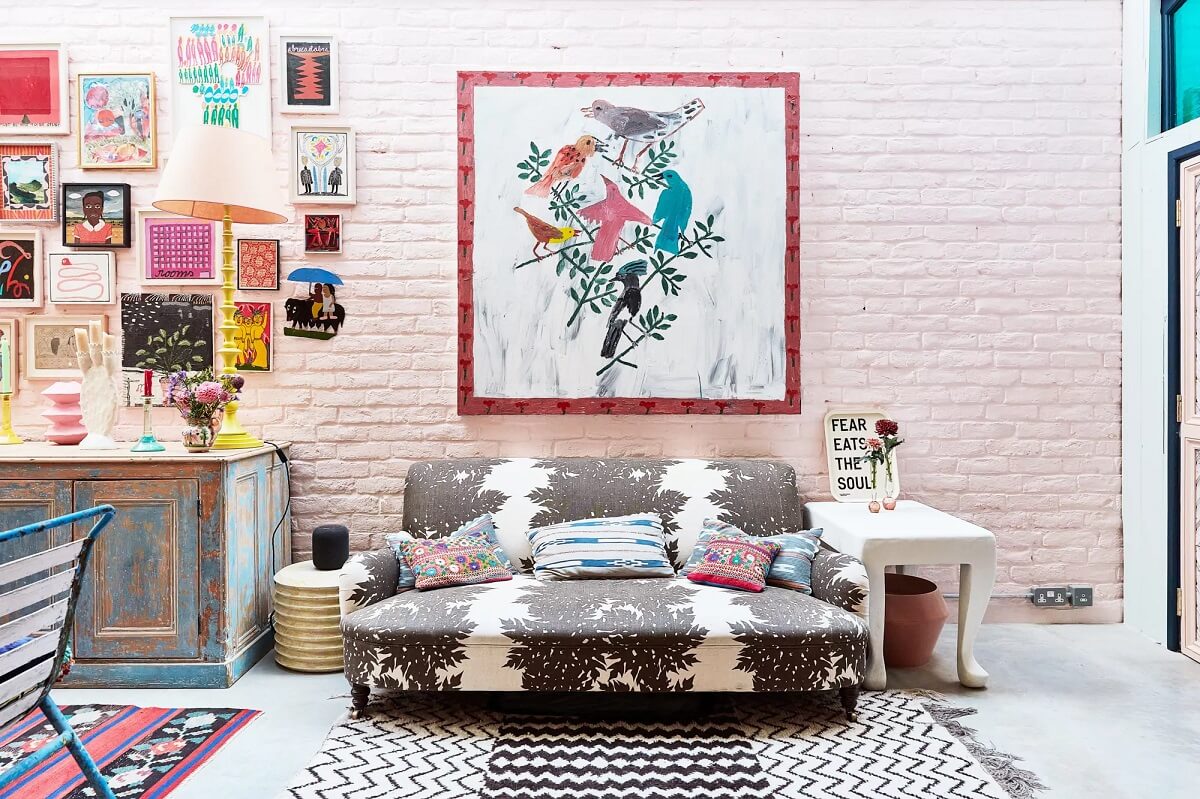 A Playful Colorful Eclectic Artist Home in London 9 colorful eclectic artist home