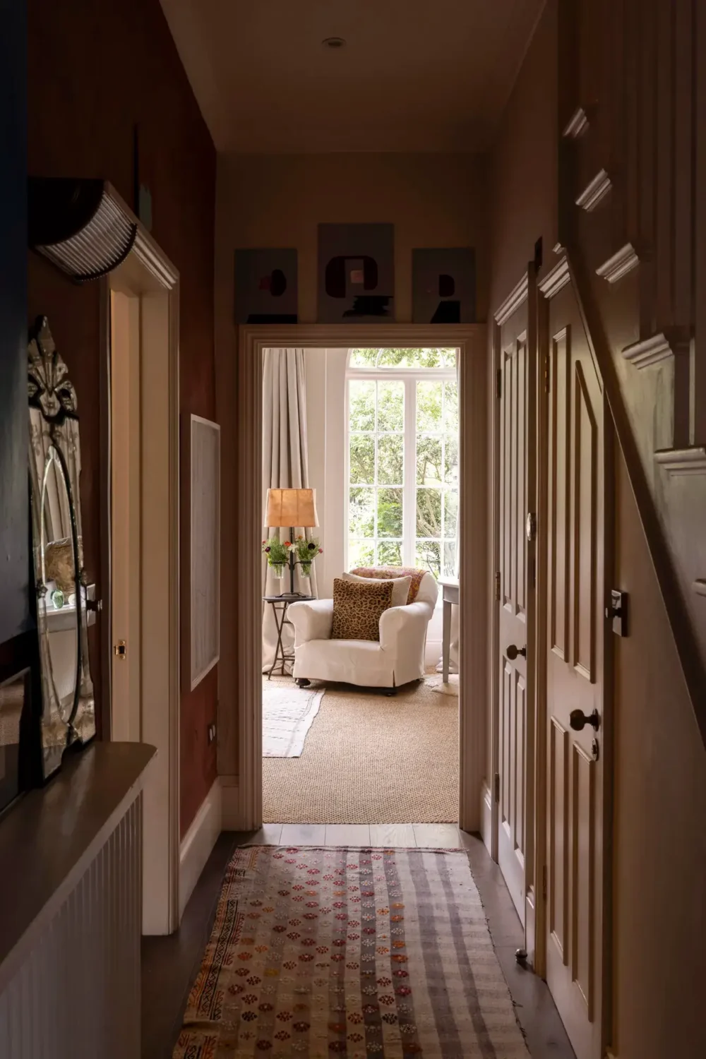 A Light Apartment with Arched Windows and a Garden in Maida Vale 4 hallway maida vale apartment nordroom