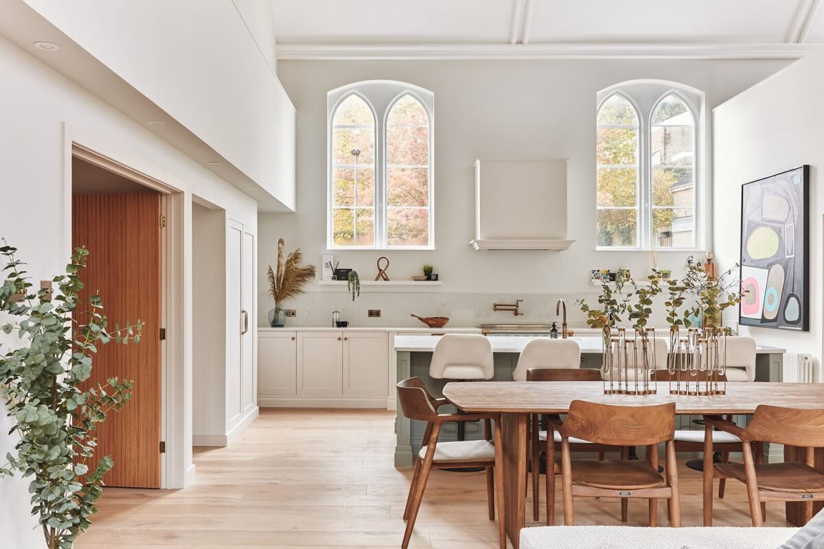 A Converted 19th Century Chapel in Bath 4 open-plan-kitchen-chapel-conversion