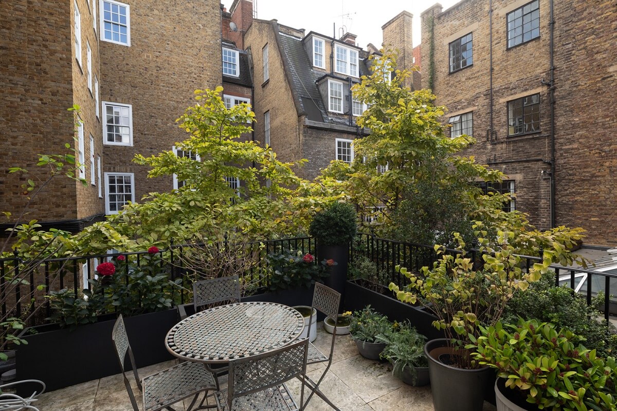 A Unique London Home with Terrazzo Tiles and a Roof Terrace 24 roof terrace historic architecture