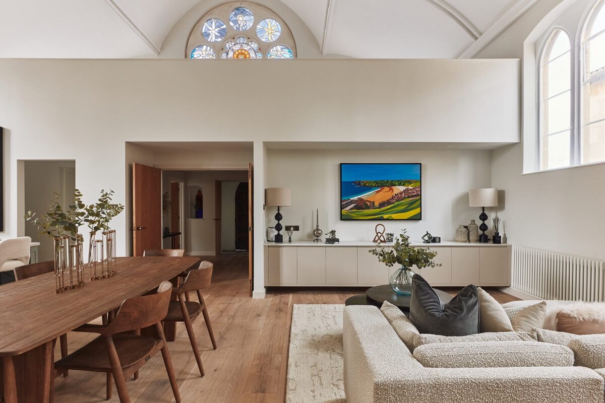 A Converted 19th Century Chapel in Bath 3 seating-area-chapel