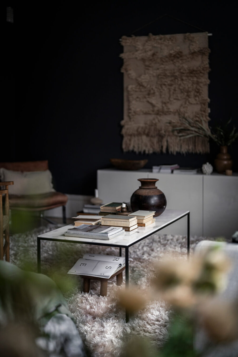 A Scandinavian Studio Apartment with Black Walls 12 studio apartment detail