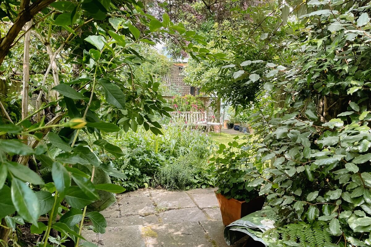 Cozy Cottage Style in a London House with a Garden 22 green garden
