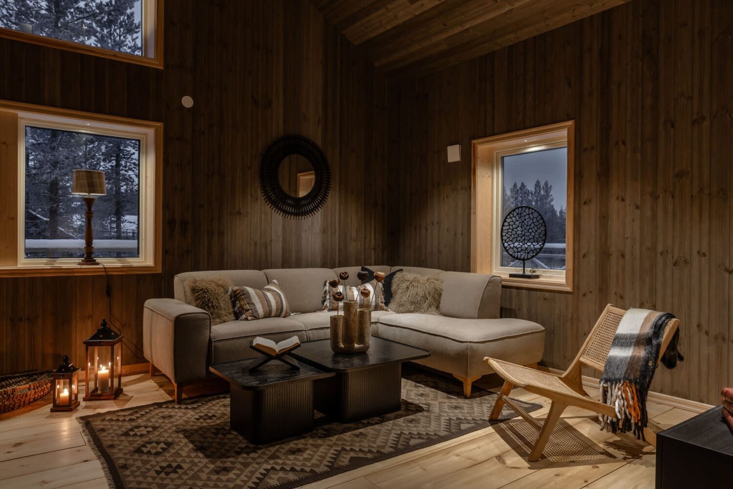 A Cozy Log House in Sweden 3 nordic-style-living-room-log-house-nordroom