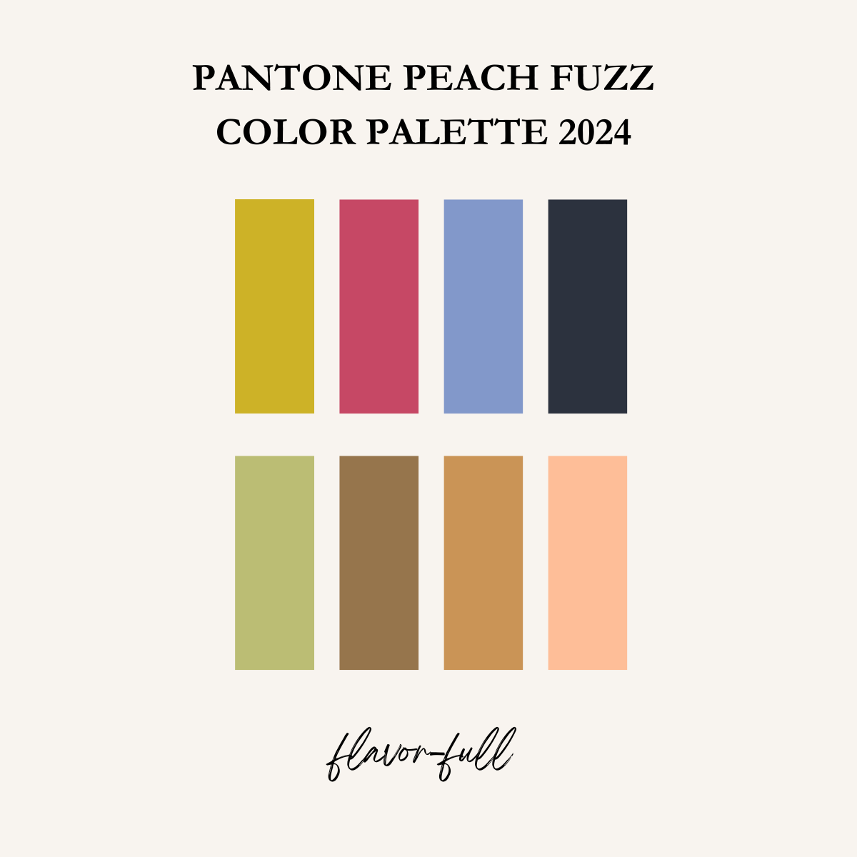 Pantone Color of the Year 2024 Home Decor Inspiration 5 pantone peach fuzz color palette flavor full